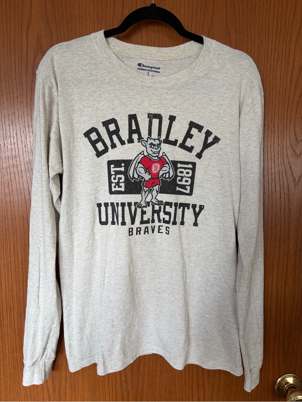 Bradley University Braves Champion Long-Sleeve Tee